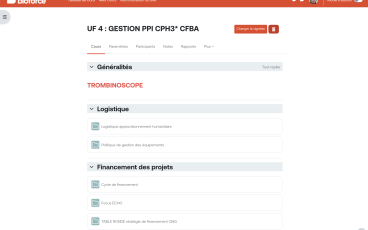 Plateforme LMS organisme de formation : exemple d'un cours