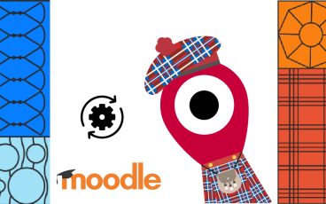 Moodle 5.1 mise à jour illustré par la mascotte de Pimenk