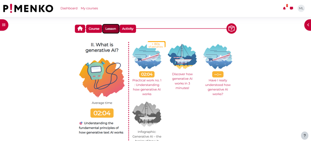 chronometer game element