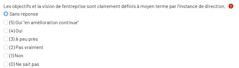 Aperçu de la question exemple