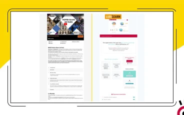 Pages d'inscription Moodle enrichies avec Enroll Synopsis – exemples MOOC Notre-Dame de Paris et formation LudiLearn avec description, vidéo, objectifs et informations détaillées